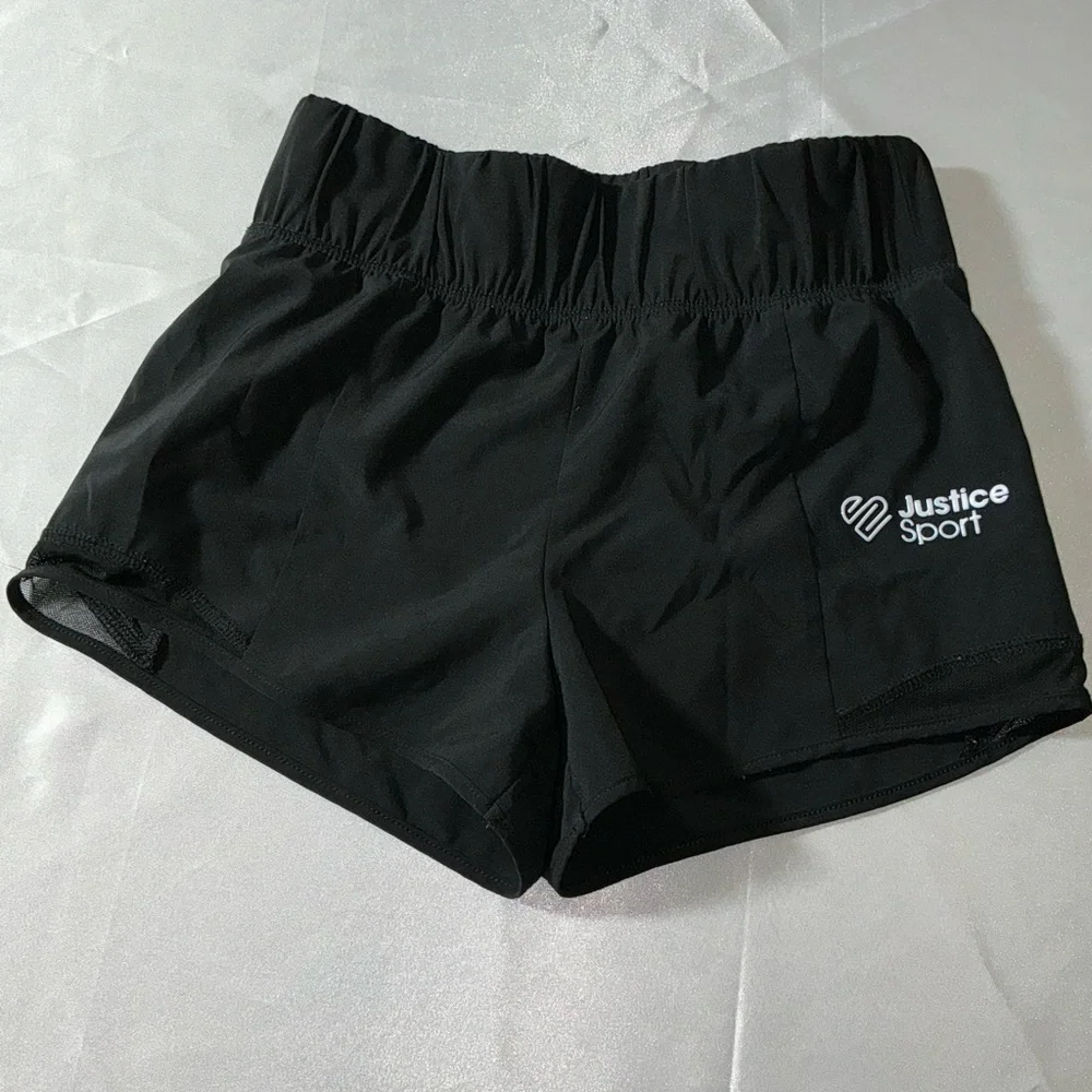 Justice Sport Girls Shorts Size M (10) Black